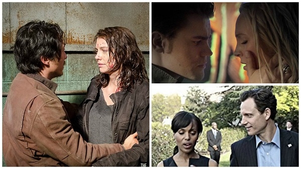 The Walking Dead, The Vampire Diaries and Scandal