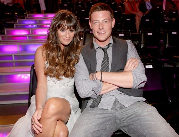 Lea Michele and Cory Monteith